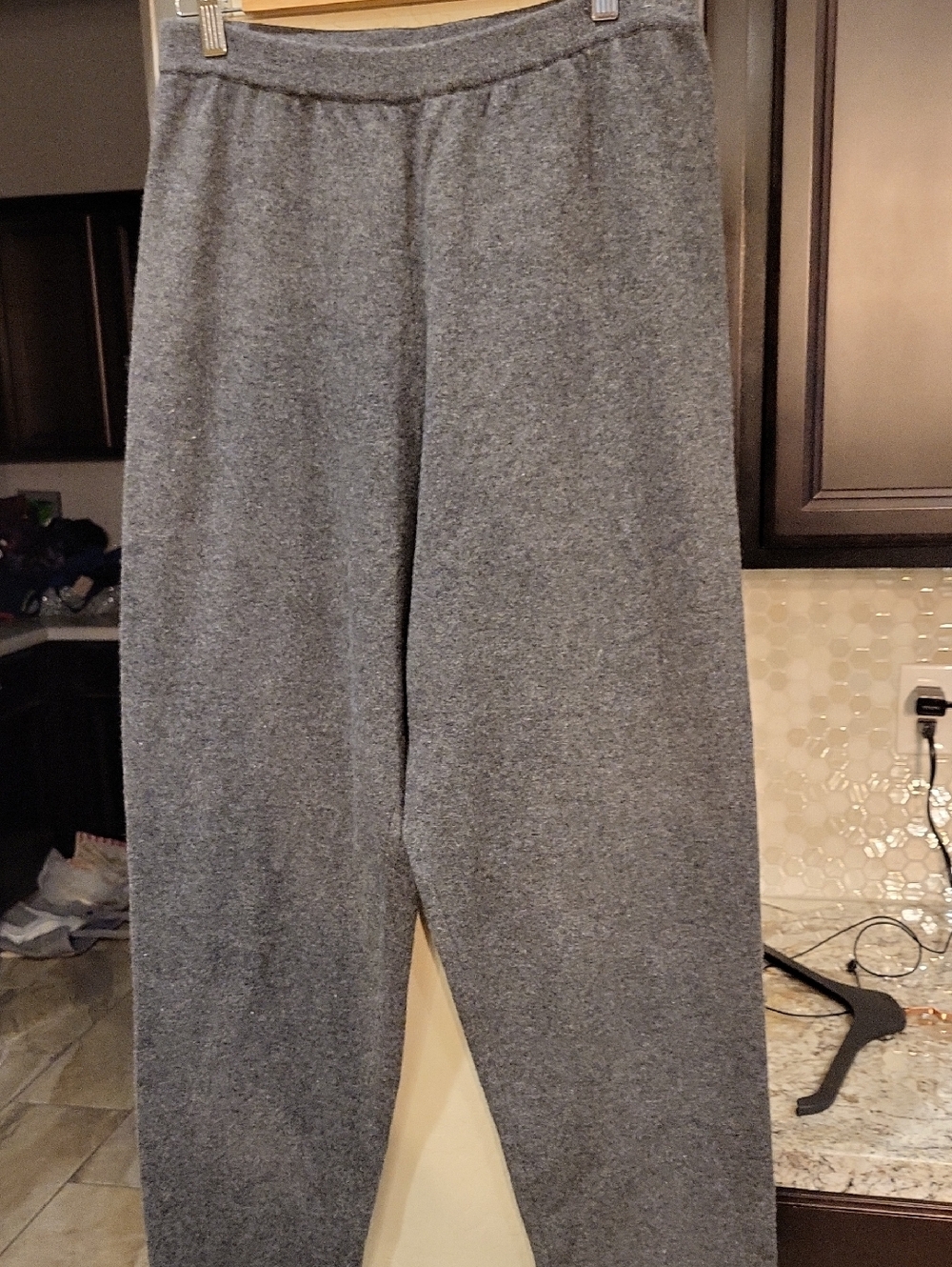 Lands End Grey Cashmere Pants